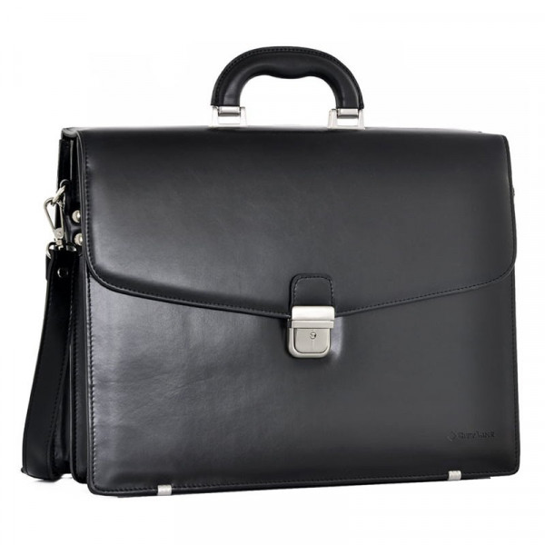Luxusná pánska kožená taška Daag Áres - čierná