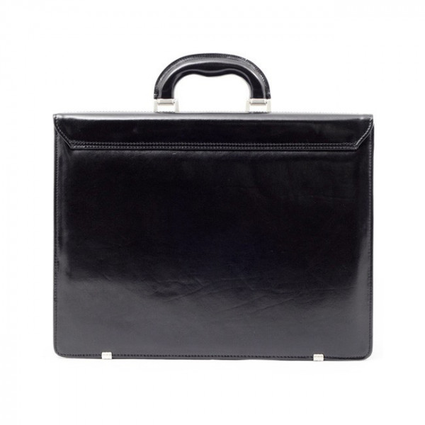 Luxusná pánska kožená taška Daag Noel - čierna