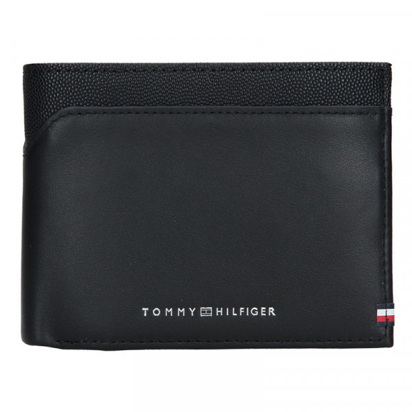 Pánska kožená peňaženka Tommy Hilfiger Jimmy - čierna