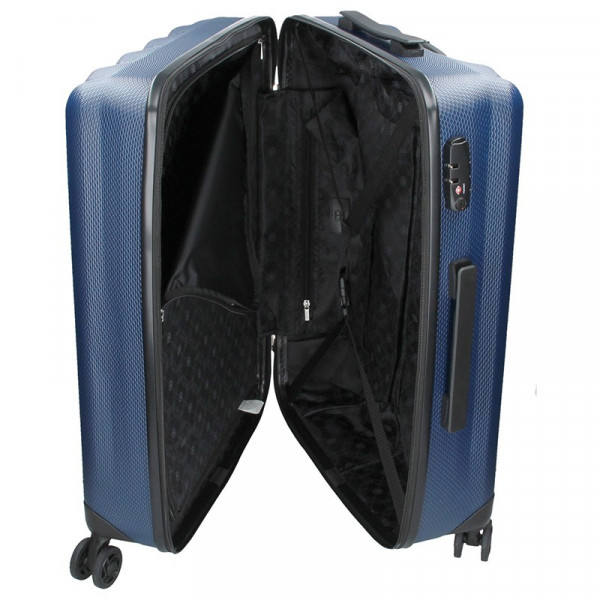 Sada 3 cestovných kufrov Marina Galanti Nova S, M, L - modrá