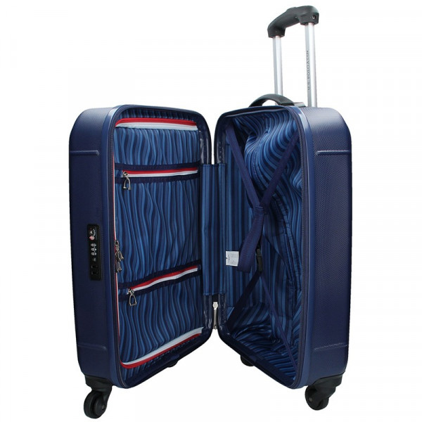 Kabínový cestovný kufor U.S. POLO ASSN PALMS M - modrá