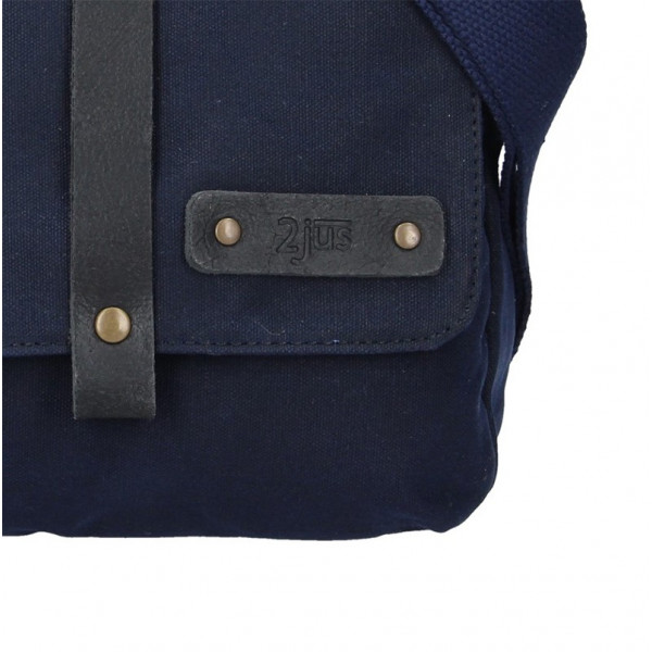 Pánska taška cez rameno 2JUS Borg - modrá