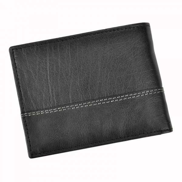 Pánska kožená peňaženka Pierre Cardin Francois - čierna
