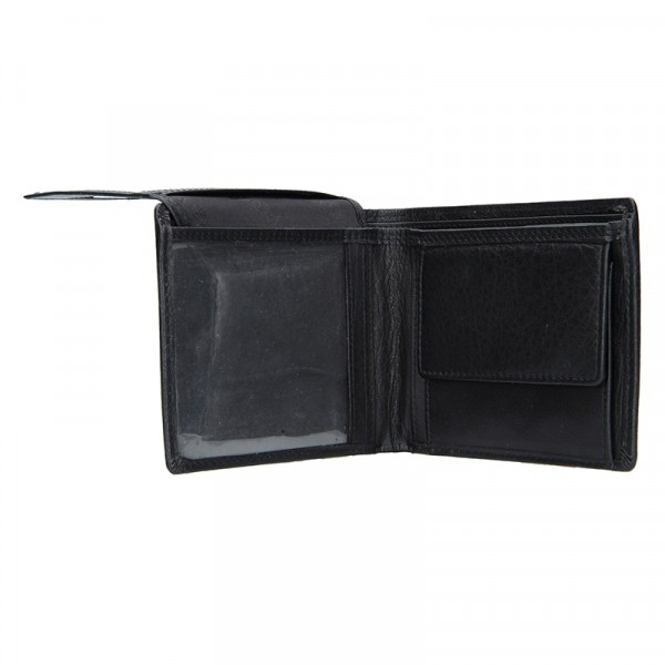 Pánska kožená peňaženka Lagen Magnus - čierna