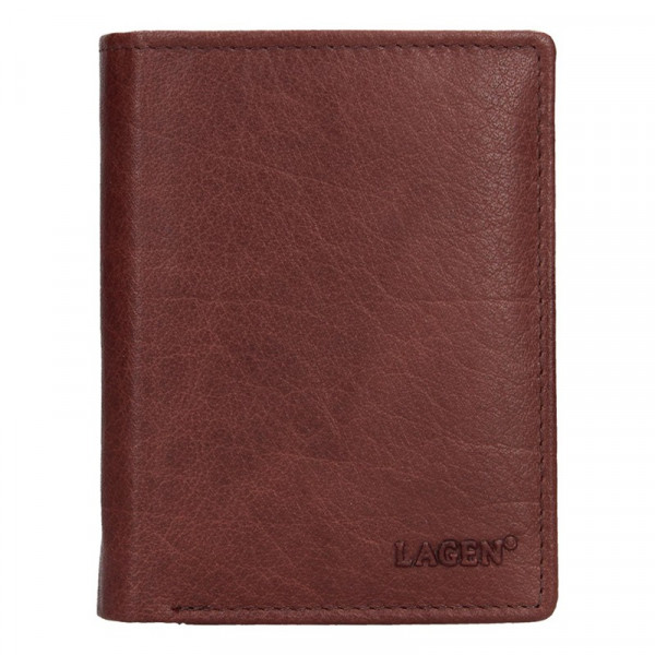 Pánska kožená peňaženka Lagen Liam - hnedá