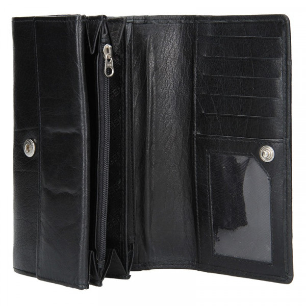 Dámska kožená peňaženka Lagen Victoria - čierna