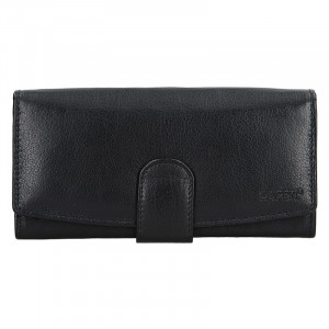 Dámska kožená peňaženka Lagen Silvia - čierna
