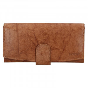 Dámska kožená peňaženka Lagen Silvia - hnedá