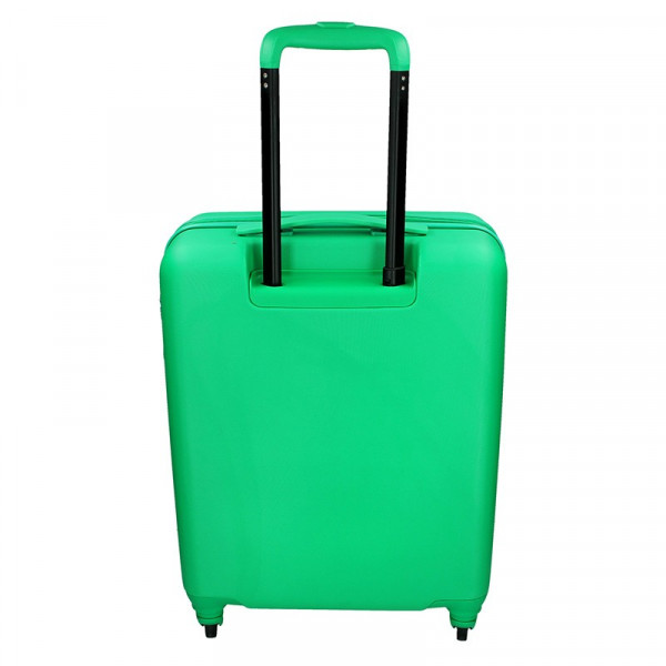Kabínový cestovný kufor United Colors of Benetton Aura - zelená