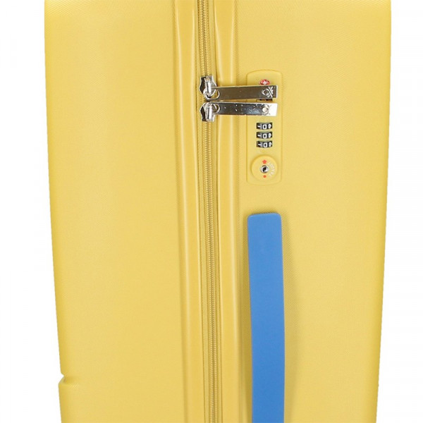 Kabínový cestovný kufor United Colors of Benetton Kanes S - žltá