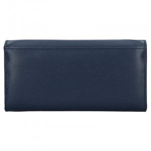 Dámska kožená peňaženka Lagen Evelin - tmavo modrá