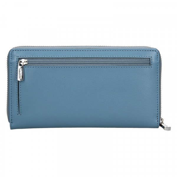 Dámska kožená peňaženka Lagen Dita - modrá