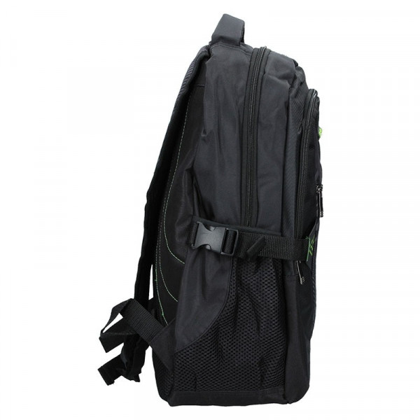 Moderný batoh Enrico Benetti 47093 - čierno-zelená