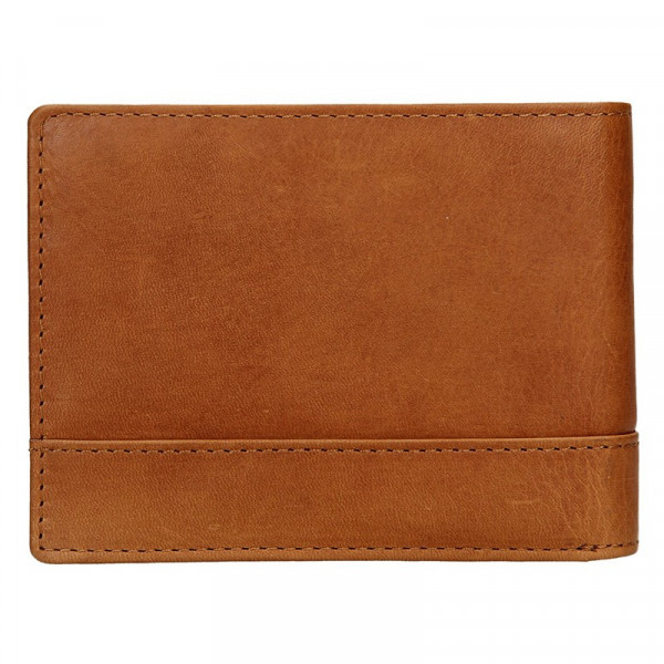 Pánska kožená peňaženka Lagen Lorenc - svetlo hnedá