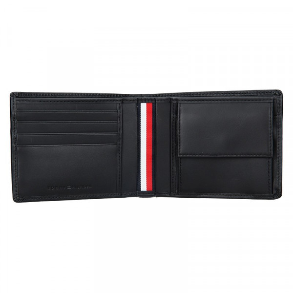 Pánska kožená peňaženka Tommy Hilfiger Miami - čierna