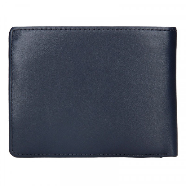 Pánska kožená peňaženka Tommy Hilfiger Kenny - modrá