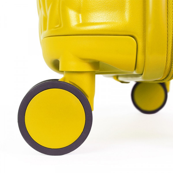 Kabínový cestovný kufor United Colors of Benetton Rider S - žltá