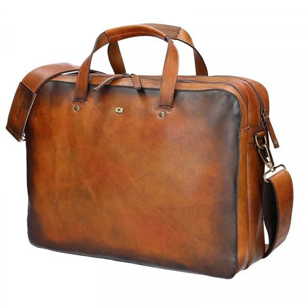 Luxusná pánska kožená taška Daag ALIVE 18 - hnedá