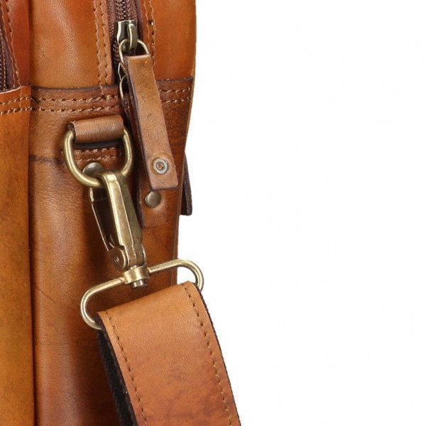 Luxusná pánska kožená taška Daag ALIVE 18 - hnedá