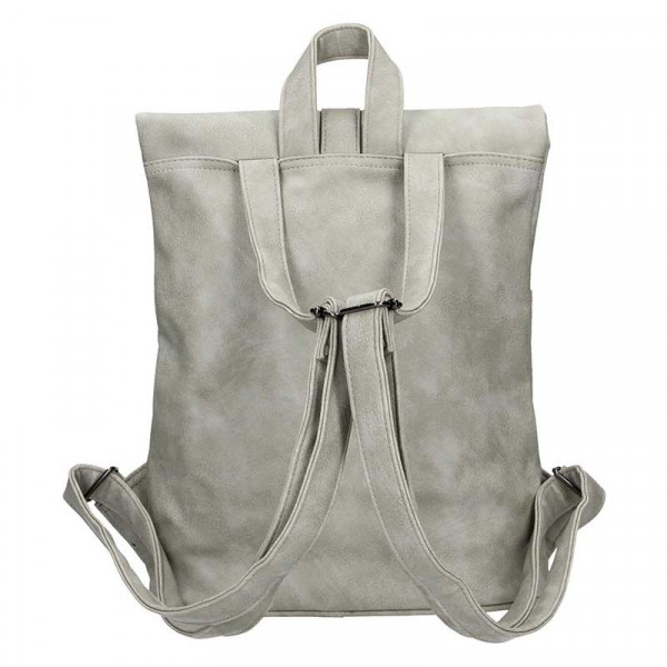 Moderný dámsky batoh Enrico Benetti Gretta - svetlo šedá