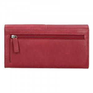 Dámska kožená peňaženka Lagen Frela - červená