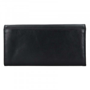 Dámska kožená peňaženka Lagen Diona - čierno-červená