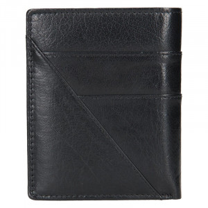 Pánska kožená peňaženka Lagen Liom - čierna