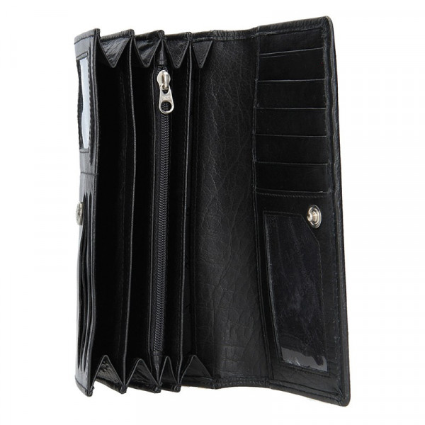 Dámska kožená peňaženka Lagen Inge - čierná