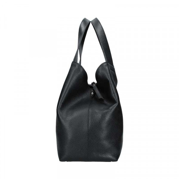 Dámska kožená kabelka Facebag Sofi - čierna