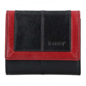 Dámska kožená peňaženka Lagen Alma - čierna
