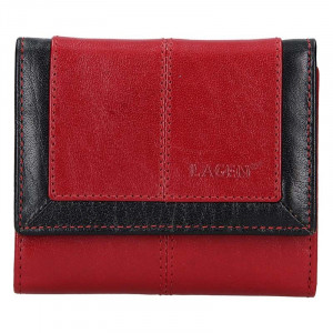 Dámska kožená peňaženka Lagen Bianka - červená