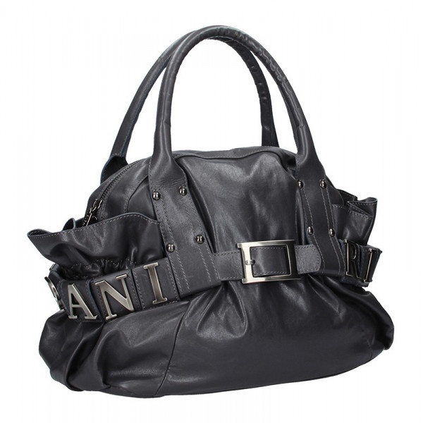 Dámska kožená kabelka Ripani Giada - čierna