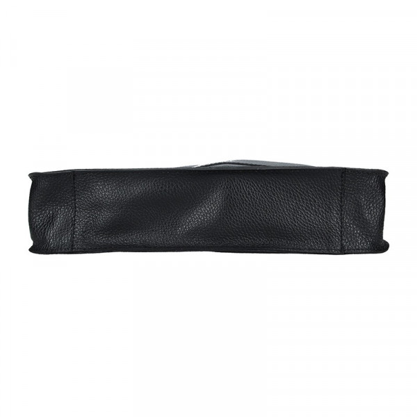 Dámska kožená kabelka Facebag Lima - čierna