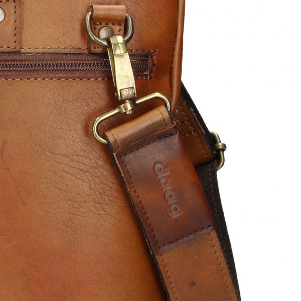 Luxusná pánska kožená taška Daag ALIVE 23 - hnedá