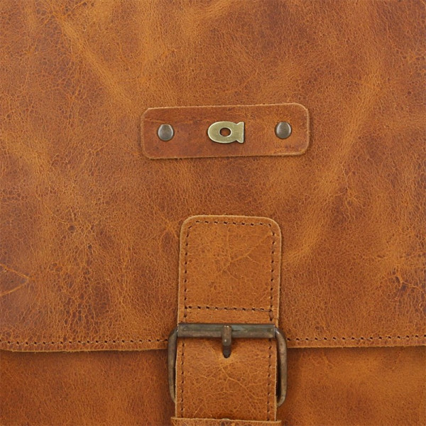 Pánska kožená taška Daag Benn - svetlo hnedá