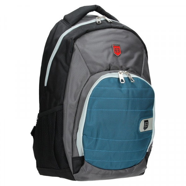 Moderný batoh Enrico Benetti 47071 - modro-šedá