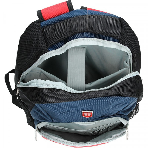 Moderný batoh Enrico Benetti 47071 - modro-červená