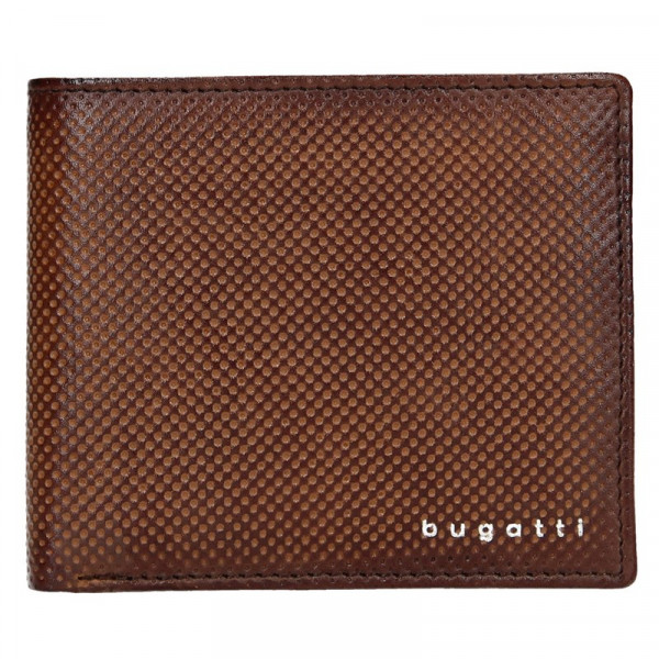 Pánska kožená peňaženka Bugatti Quido - hnedá