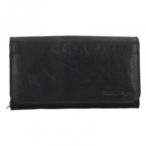 Dámska kožená peňaženka SendiDesign Alena - čierna