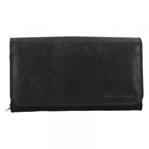 Dámska kožená peňaženka SendiDesign Alena - čierna