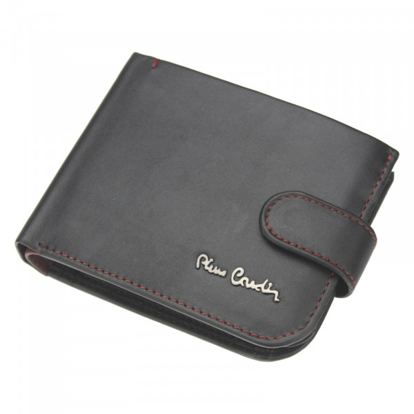 Pánska kožená peňaženka Pierre Cardin Maren - čierno-červená
