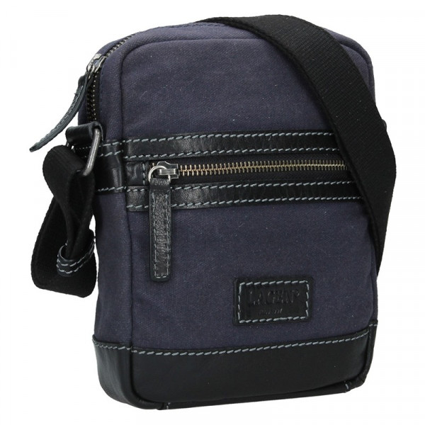 Pánska taška cez rameno Lagen Albert - modro-čierna