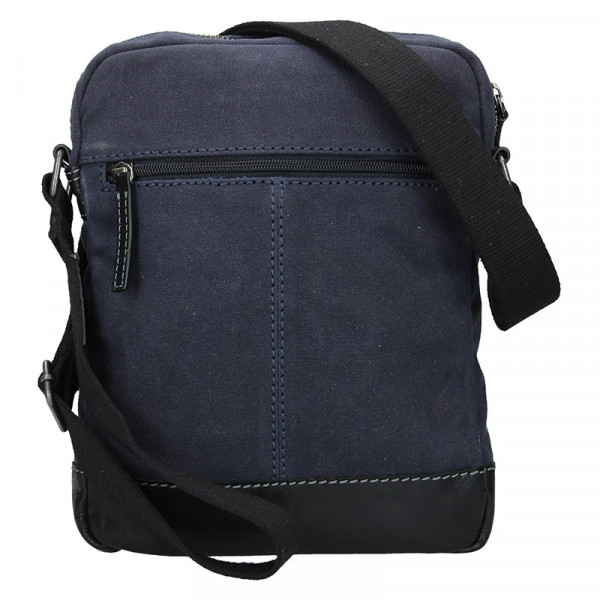 Pánska taška cez rameno Lagen Bill - modro-čierna