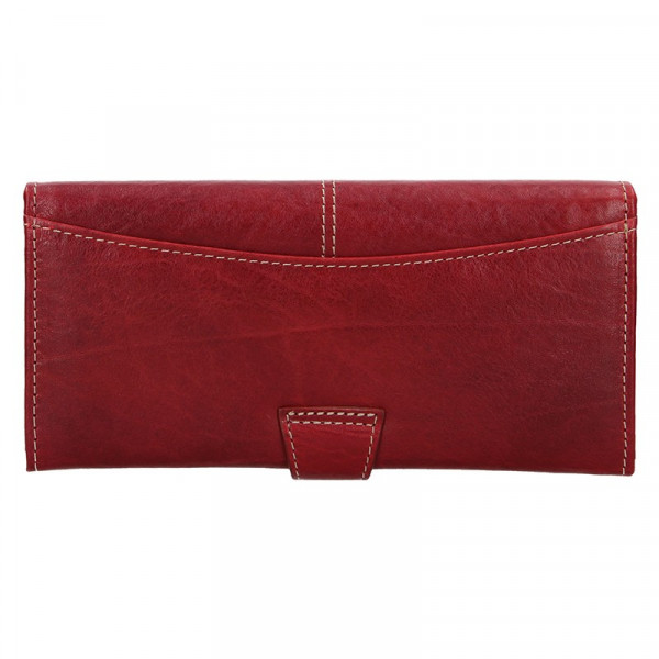 Dámska kožená peňaženka Lagen Berta - červena