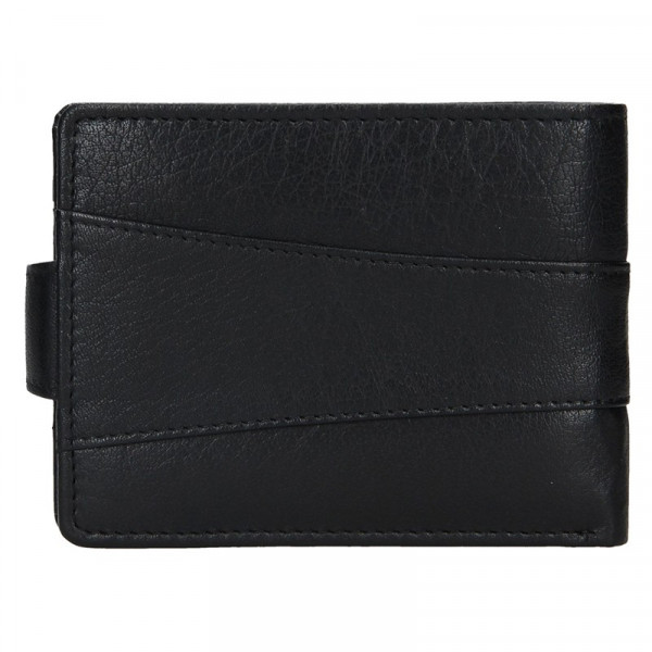 Pánska kožená peňaženka Lagen Kevin - čierna