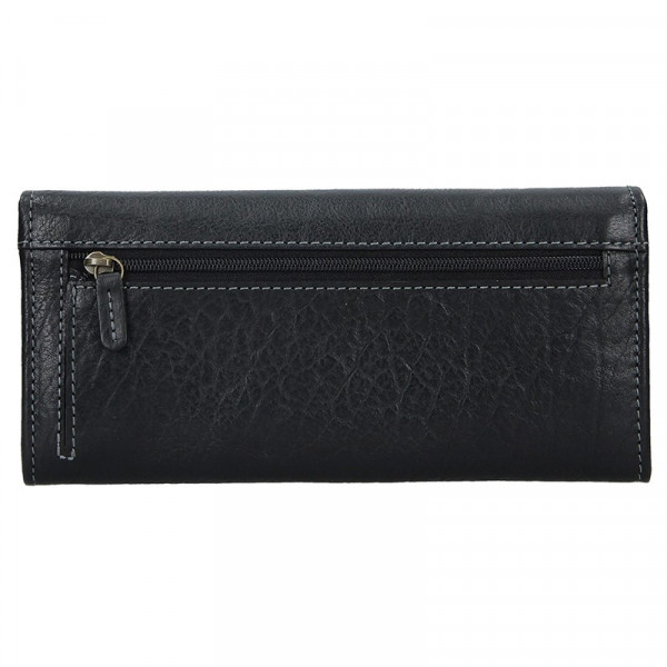 Dámska kožená peňaženka Lagen Bella - čierná