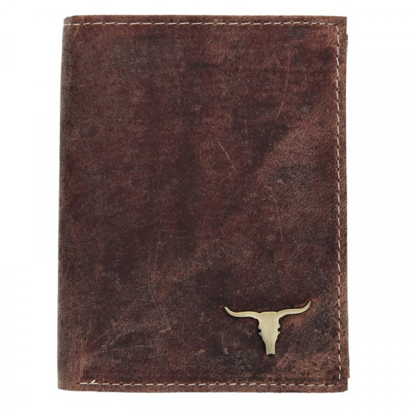 Pánska kožená peňaženka Wild Buffalo Tomas - koňak