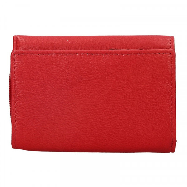 Dámska kožená peňaženka Lagen Leonas - červená