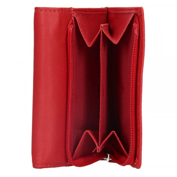 Dámska kožená peňaženka Lagen Leonas - červená