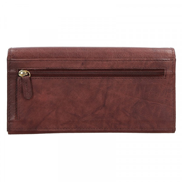 Dámska kožená peňaženka Lagen Zinna - hnedá